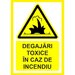 Placute pentru degajari toxice in caz de incendiu